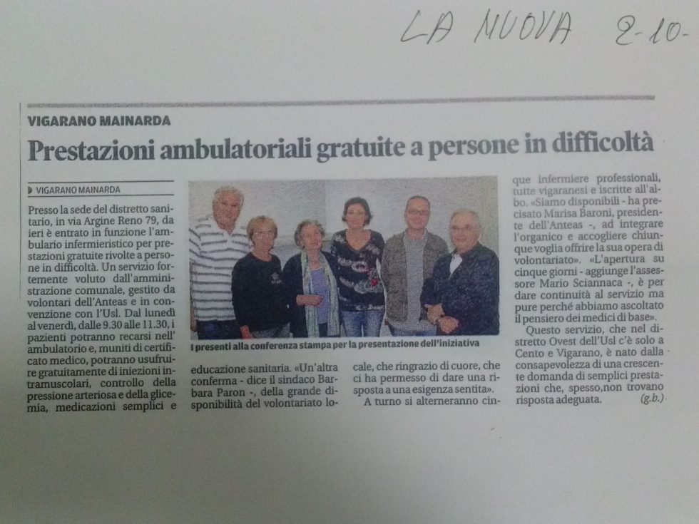 Ambulatori Sociali di prossimità